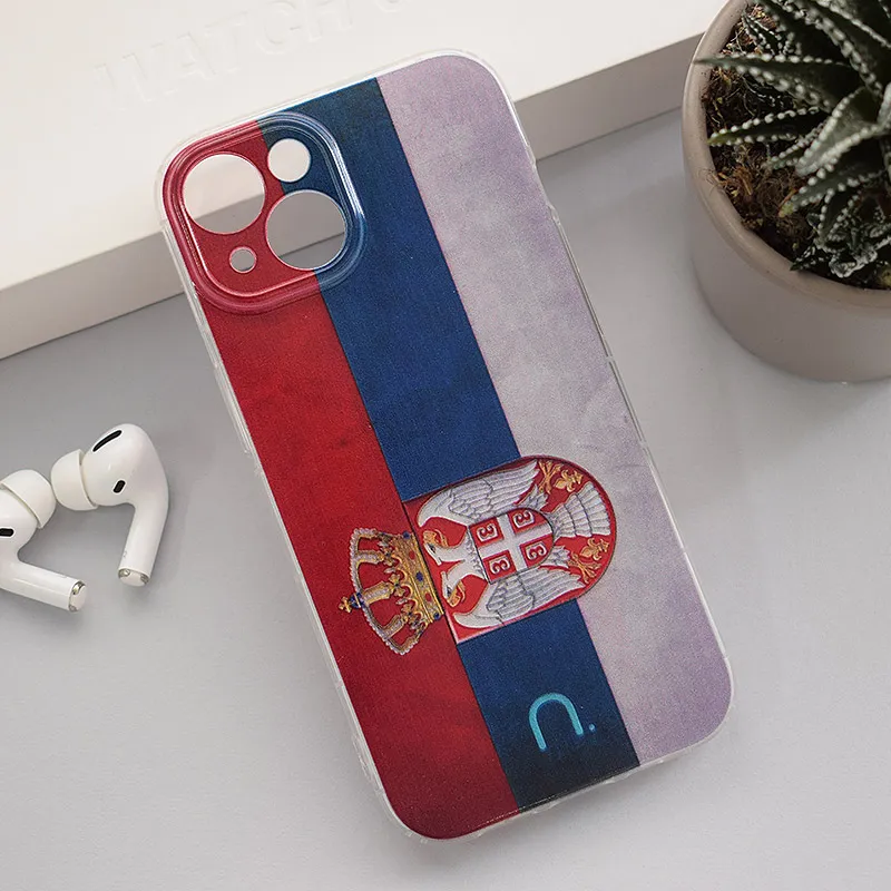 Maska za iPhone 14 SRB Nanobit Print