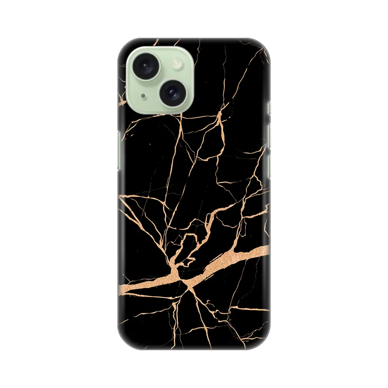 Maska za iPhone 15 6.1 All Black Silikonska Print