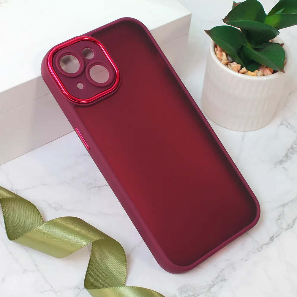 Maska za iPhone 15 6.1 Shining Camera crvena