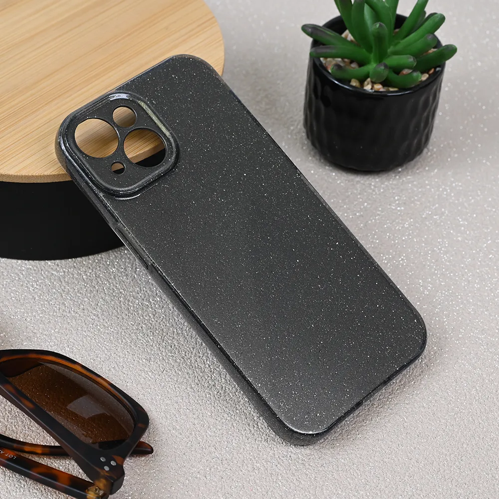 Maska za iPhone 15 6.1 Sparkle Dust siva