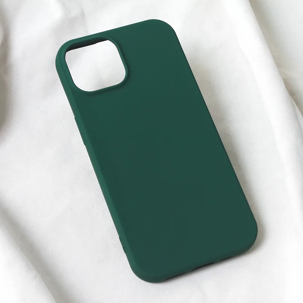 Maska za iPhone 15 6.1 Teracell Soft Velvet tamno zelena