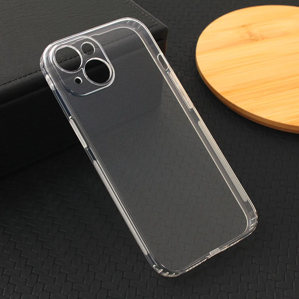 Maska za iPhone 15 6.1 transparent silikonska Ultra Thin with pluggy