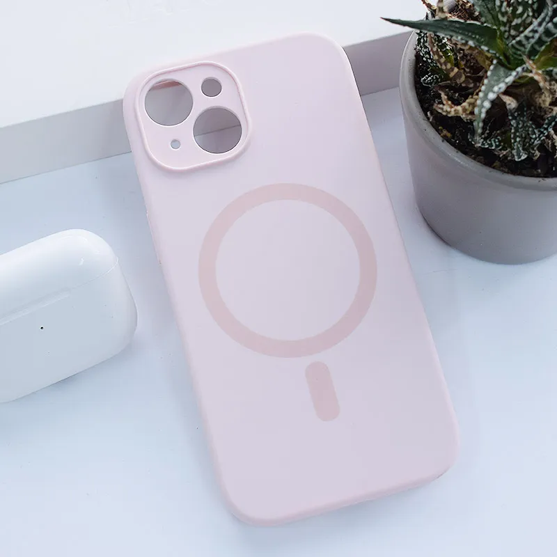 Maska za iPhone 15 Mag Case PureTone roze