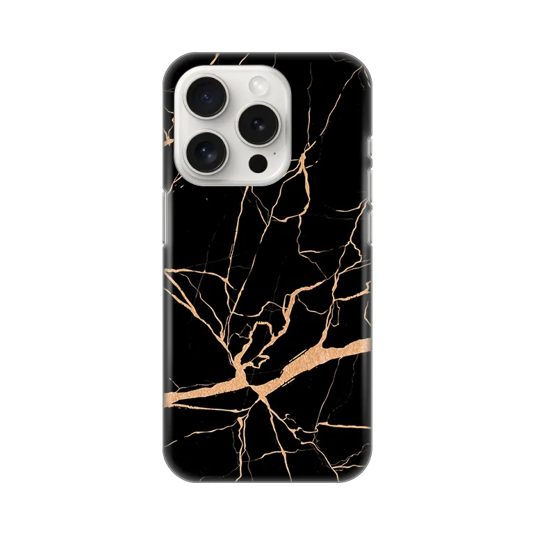 Maska za iPhone 15 Pro 6.1 All Black Silikonska Print