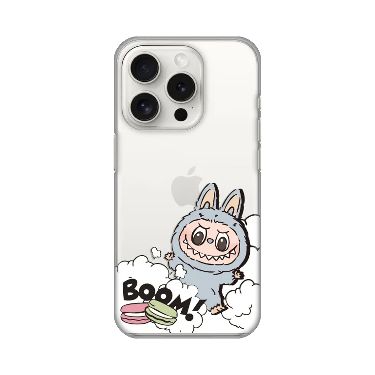 Maska za iPhone 15 Pro 6.1 La Bubu Macaron Silikonska Print Skin