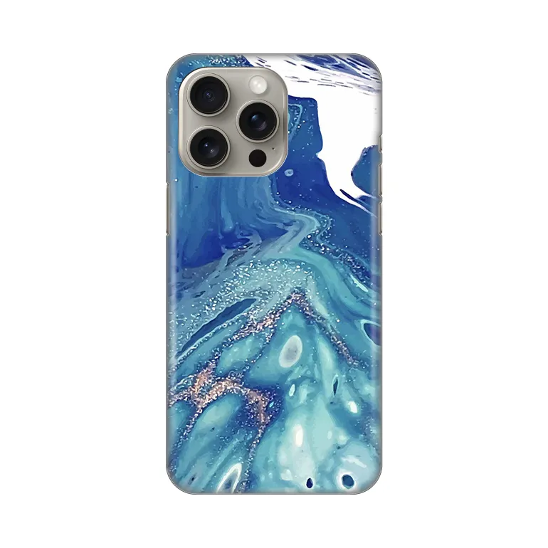 Maska za iPhone 15 Pro Max 6.7 Blue Marble Silikonska Print