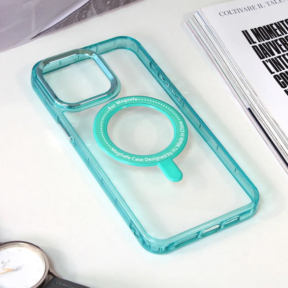 Maska za iPhone 15 Pro Max 6.7 Frame Magsafe plava