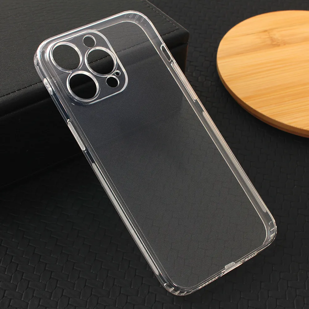 Maska za iPhone 15 Pro Max 6.7 transparent silikonska Ultra Thin with pluggy