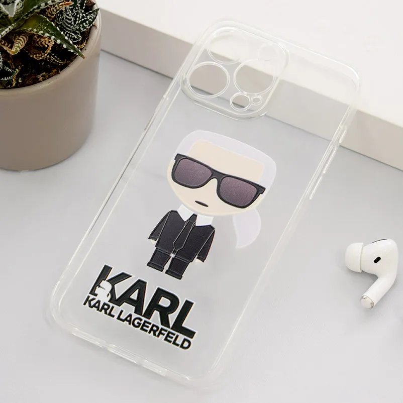 Maska za iPhone 15 Pro Max Karl Lagerfeld Nanobit Print