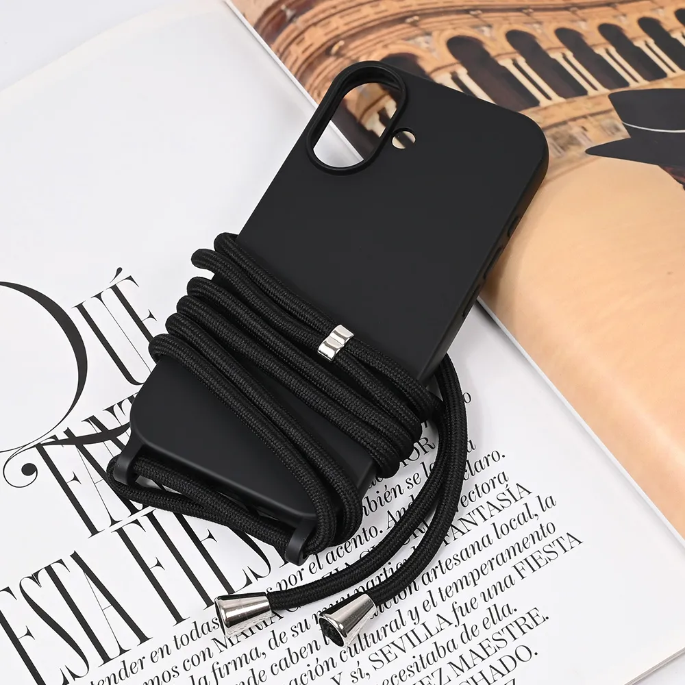 Maska za iPhone 16 6.1 Crossbody crna