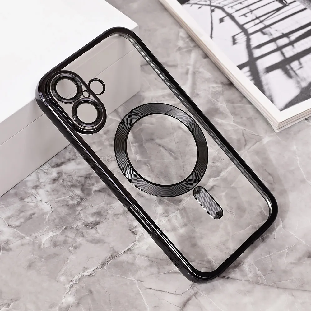 Maska za iPhone 16 6.1 Magsafe Lux crna