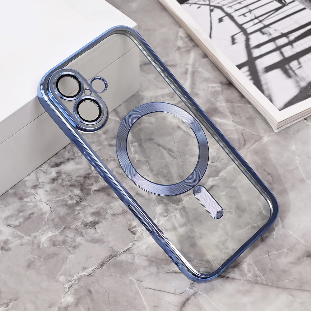 Maska za iPhone 16 6.1 Magsafe Lux svetlo plava