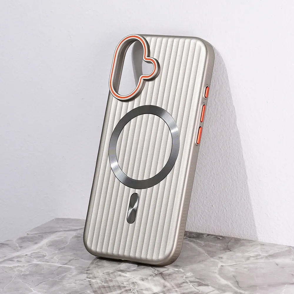 Maska za iPhone 16 6.1 Magsafe Stripe siva