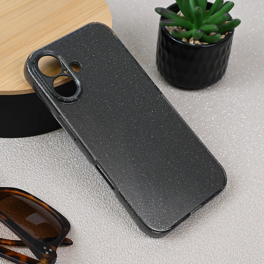 Maska za iPhone 16 6.1 Sparkle Dust siva