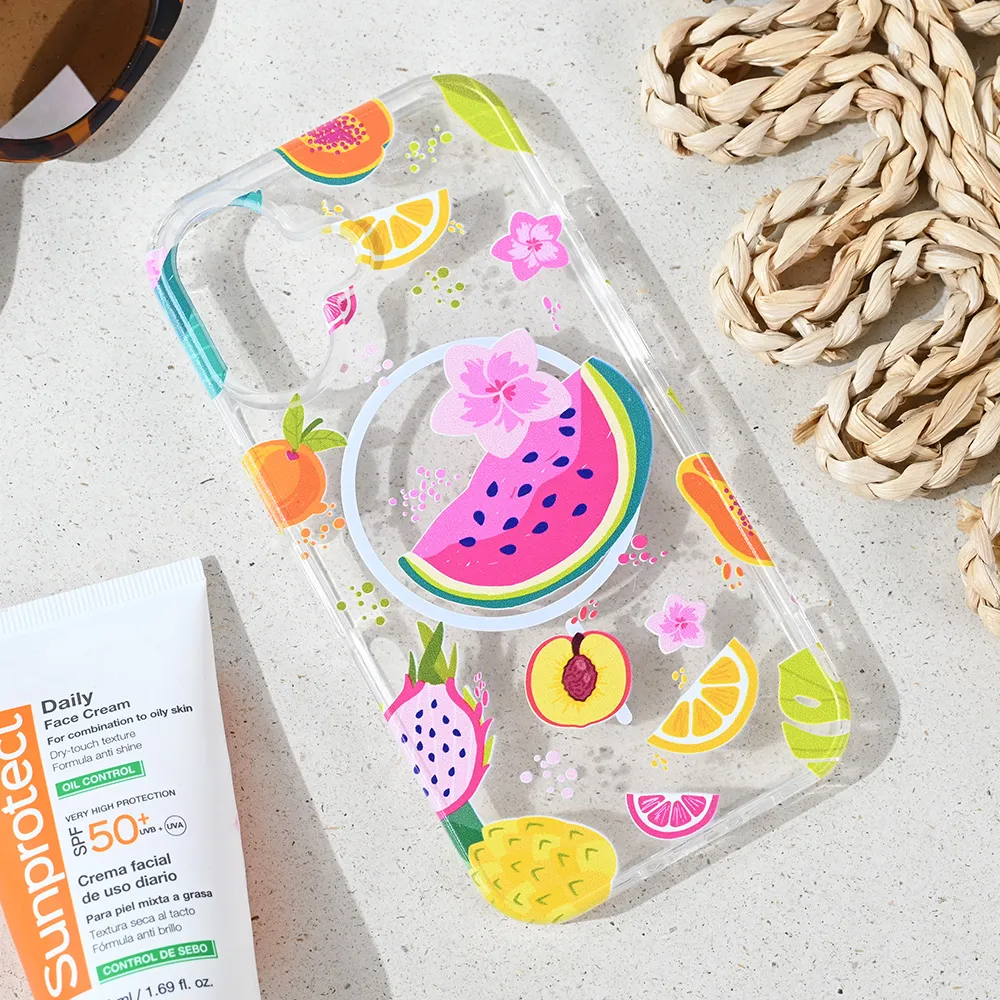 Maska za iPhone 16 6.1 Summer Fruits Print Magsafe