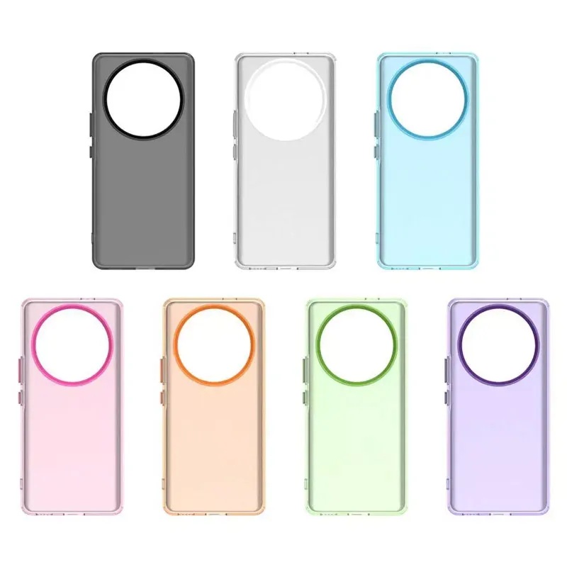 Maska za iPhone 16 Electro Glow Frame roze