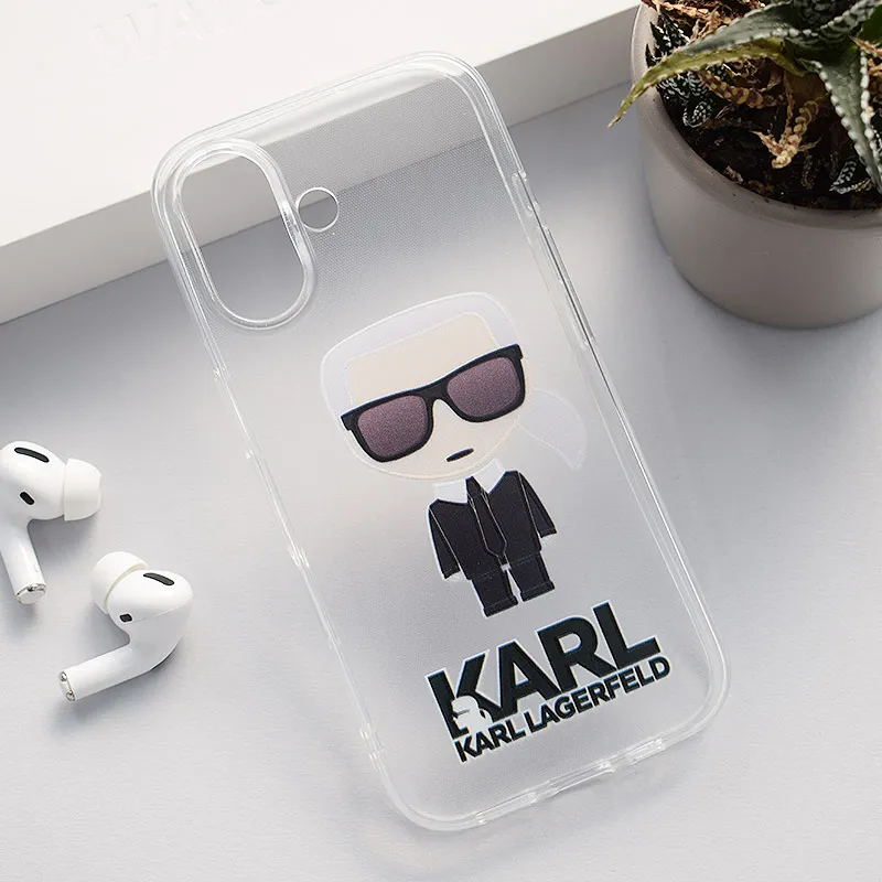 Maska za iPhone 16 Karl Lagerfeld Nanobit Print