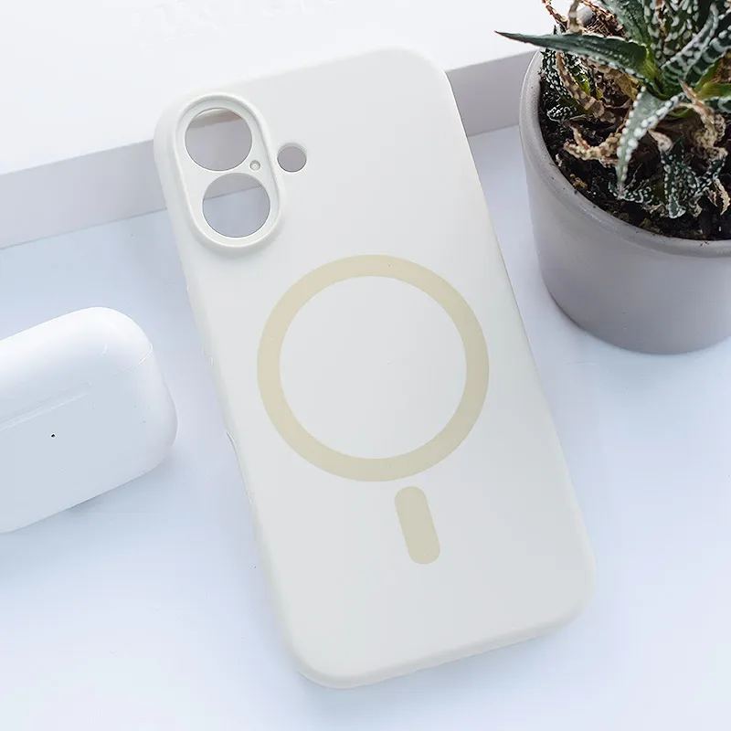 Maska za iPhone 16 krem Mag Case PureTone