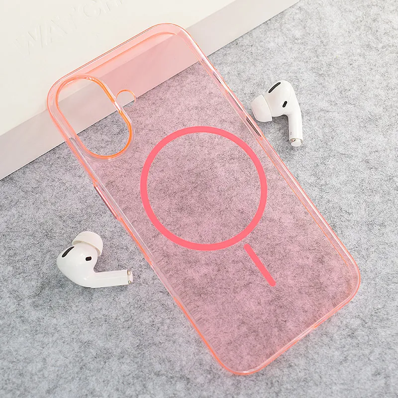 Maska za iPhone 16 Mag Case Neon roze