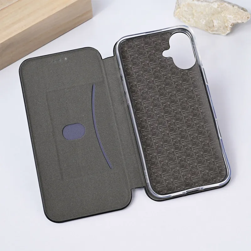 Maska za iPhone 16 Plus na preklop Teracell Flip Premium crna