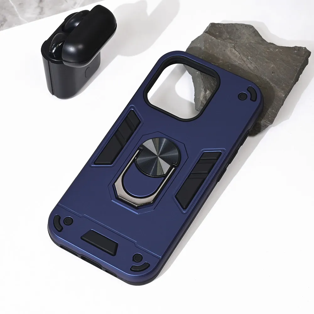 Maska za iPhone 16 Pro 6.3 Hard Ring tamno plava