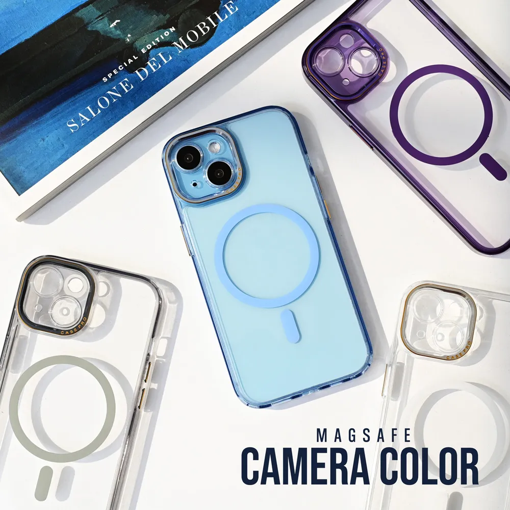 Maska za iPhone 16 Pro 6.3 Magsafe Camera Color ljubičasta