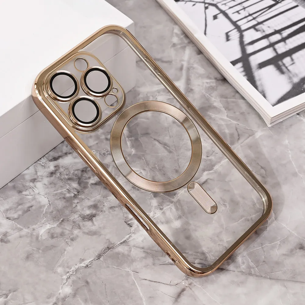 Maska za iPhone 16 Pro 6.3 Magsafe Lux zlatna