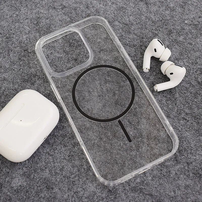 Maska za iPhone 16 Pro Mag Case Clear Slim crna