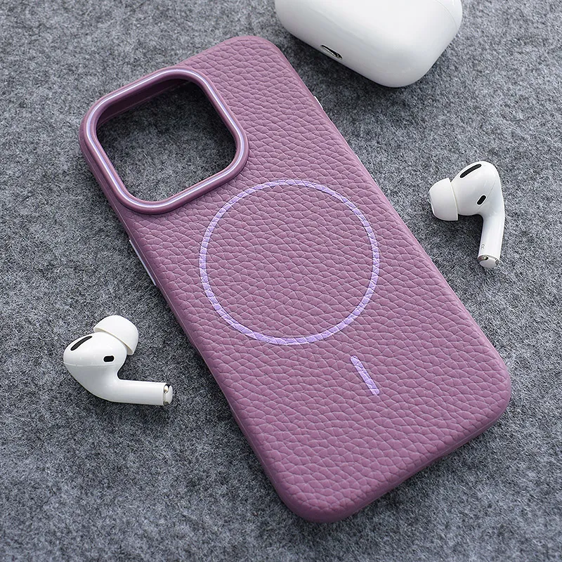 Maska za iPhone 16 Pro Mag Case Summer Beats ljubičasta