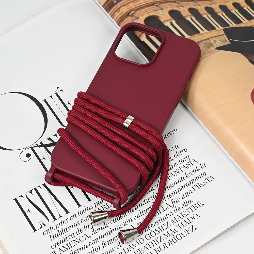 Maska za iPhone 16 Pro Max 6.9 Crossbody bordo