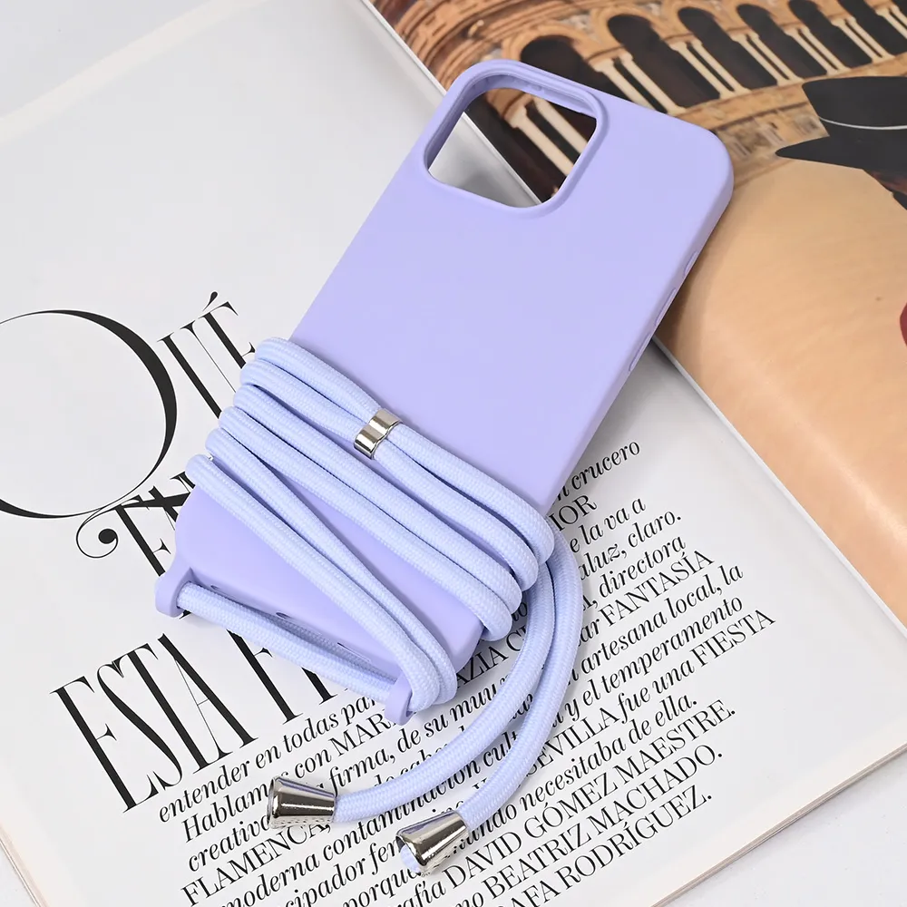 Maska za iPhone 16 Pro Max 6.9 Crossbody ljubičasta