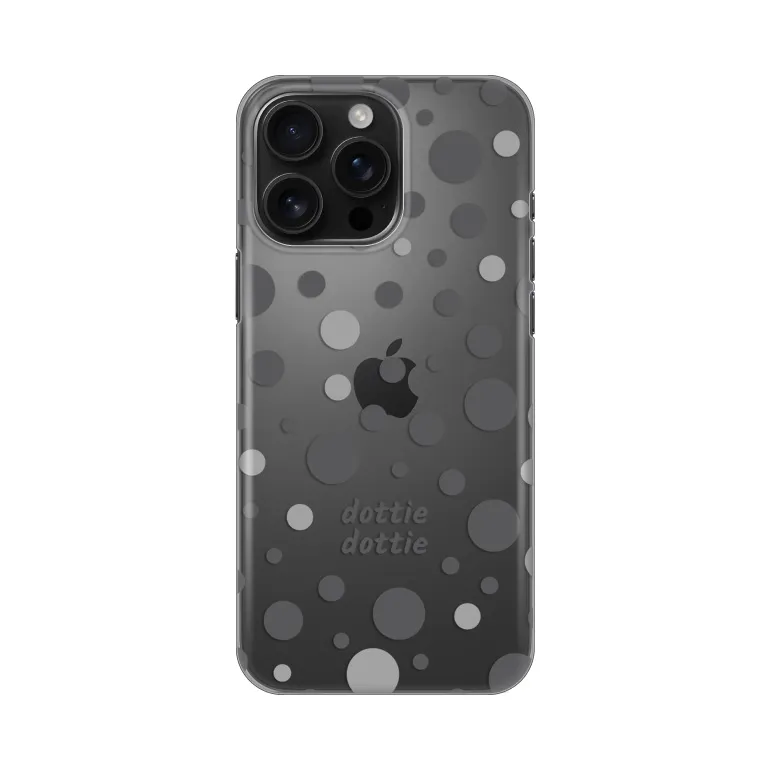 Maska za iPhone 16 Pro Max 6.9 Dottie Dottie Gray Silikonska Print Skin