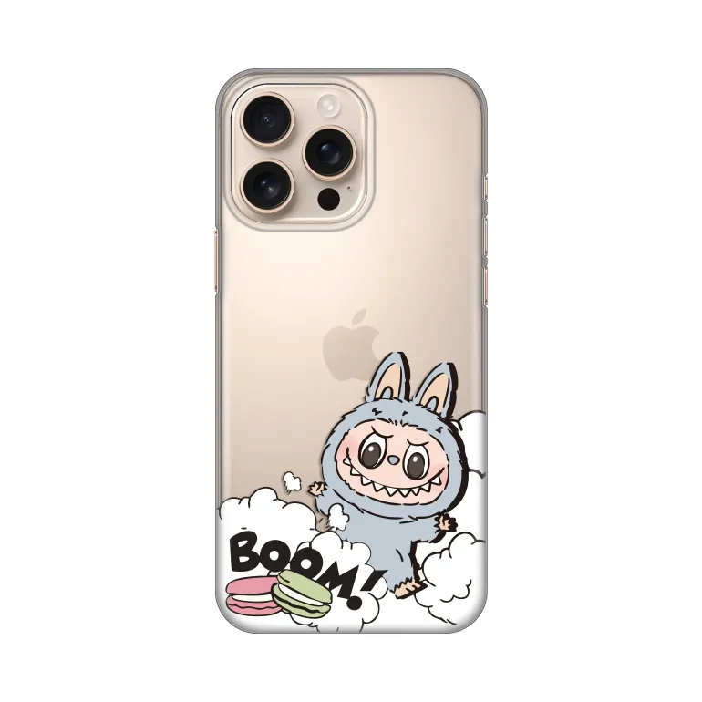 Maska za iPhone 16 Pro Max 6.9 La Bubu Macaron Silikonska Print Skin