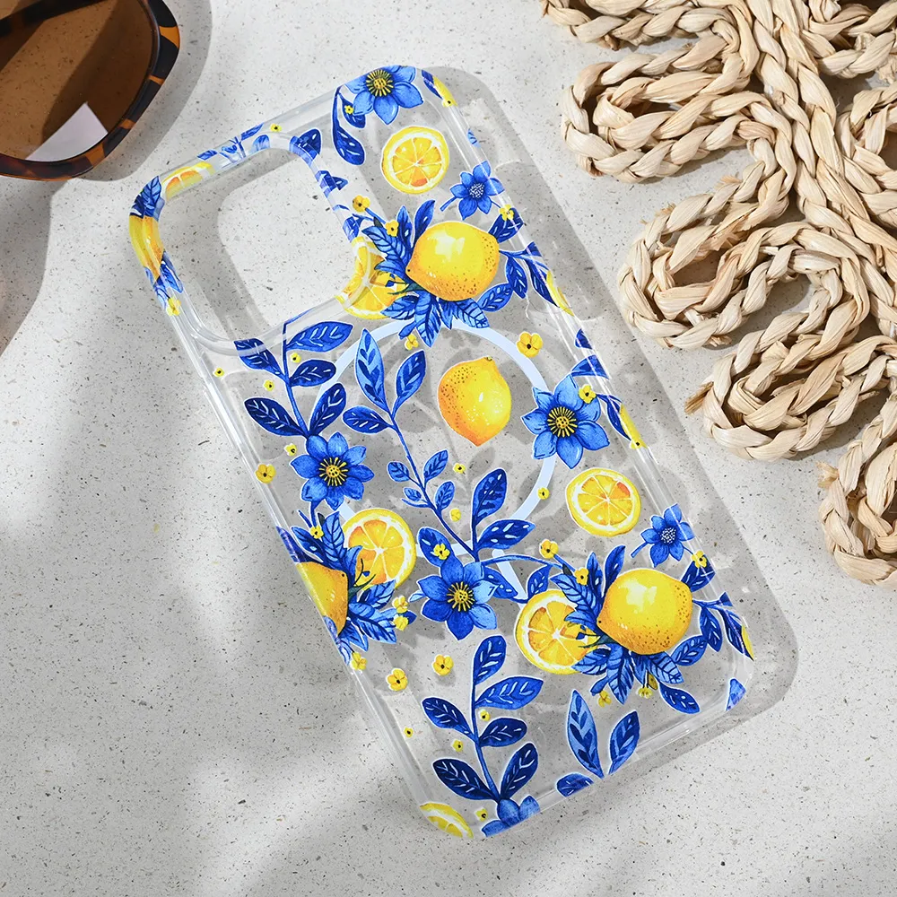 Maska za iPhone 16 Pro Max 6.9 Mediteran Lemon Print Magsafe