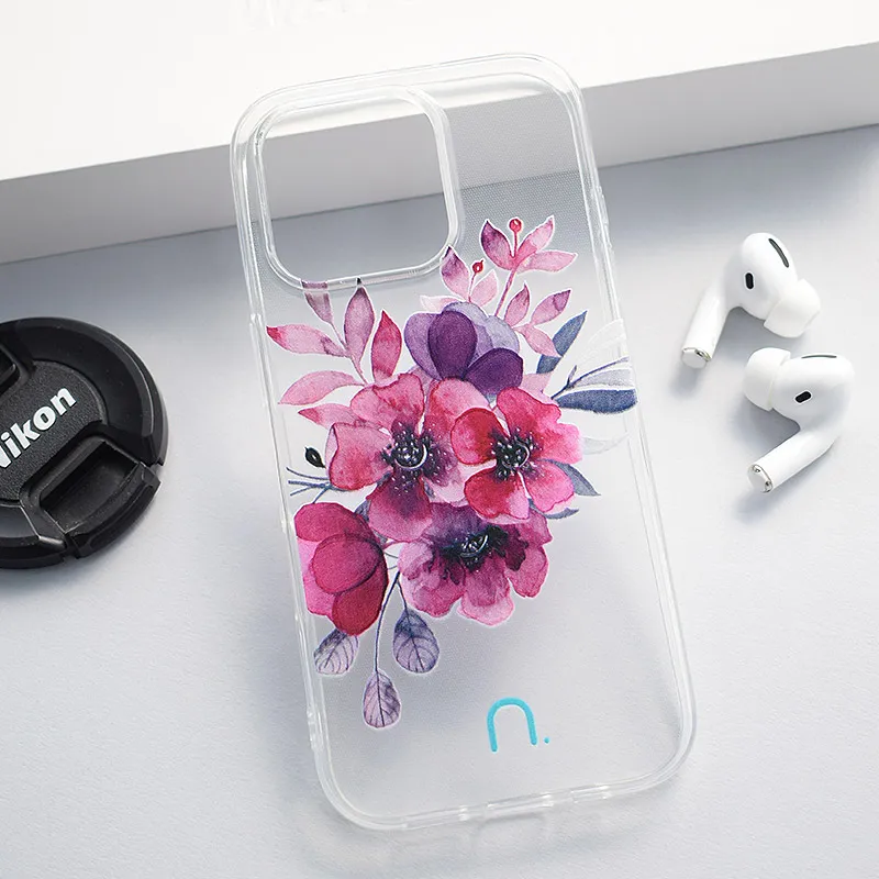 Maska za iPhone 16 Pro Max Flowers Nanobit Print