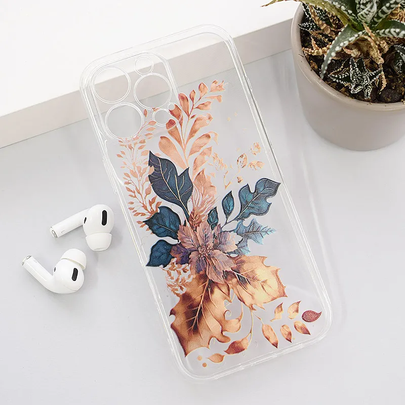 Maska za iPhone 16 Pro Max Golden Flower Nanobit Print