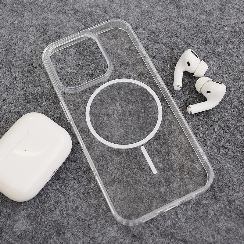 Maska za iPhone 16 Pro Max Mag Case Clear Slim bela