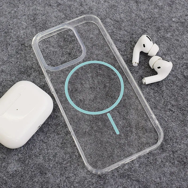 Maska za iPhone 16 Pro Max Mag Case Clear Slim plava