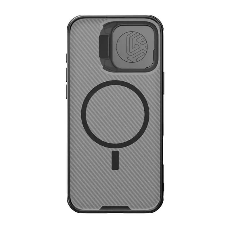 Maska za iPhone 16 Pro Max Nillkin CamShield Prop Magnetic transparent crna