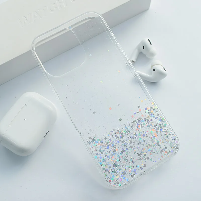 Maska za iPhone 16 Pro Max Stardust srebrna