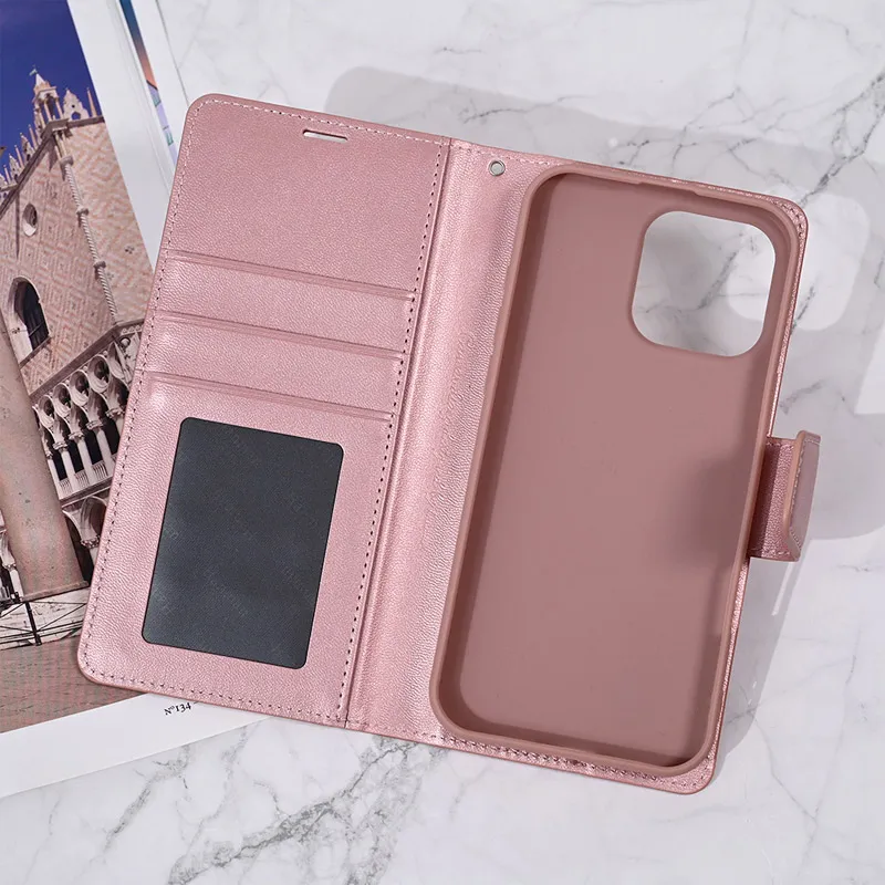 Maska za iPhone 16 Pro na preklop Hanman Mill roze