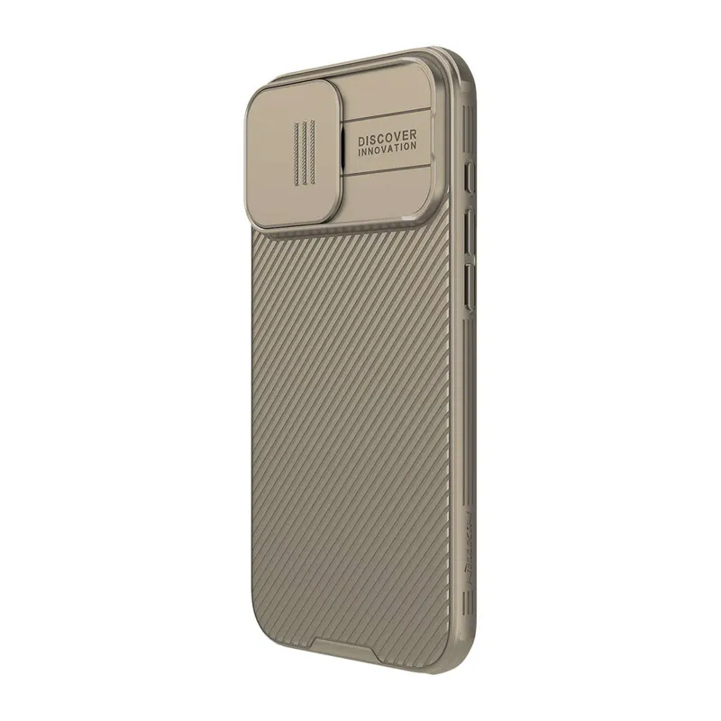 Maska za iPhone 16 Pro Nillkin CamShield Pro zlatna