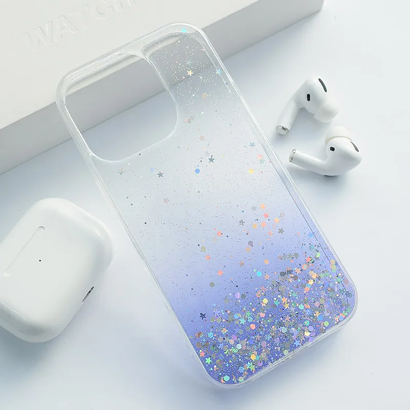 Maska za iPhone 16 Pro Stardust ljubičasta