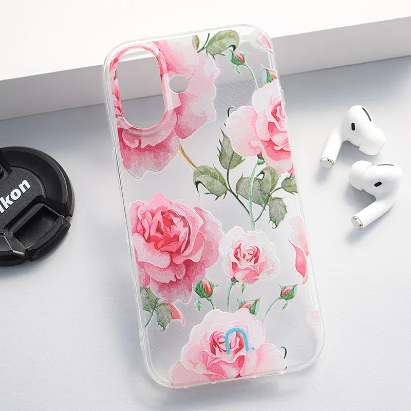 Maska za iPhone 16 Roses Nanobit Print