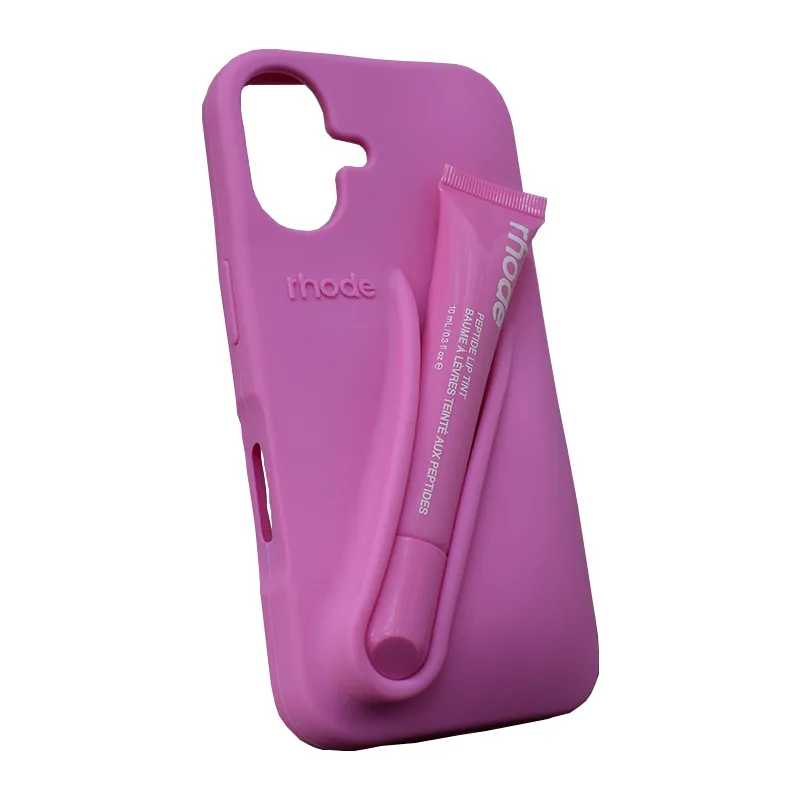 Maska za iPhone 16 shortcake Rhode LIP CASE + LIP TINT