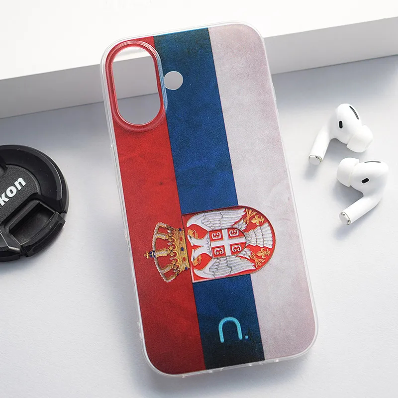 Maska za iPhone 16 SRB Nanobit Print
