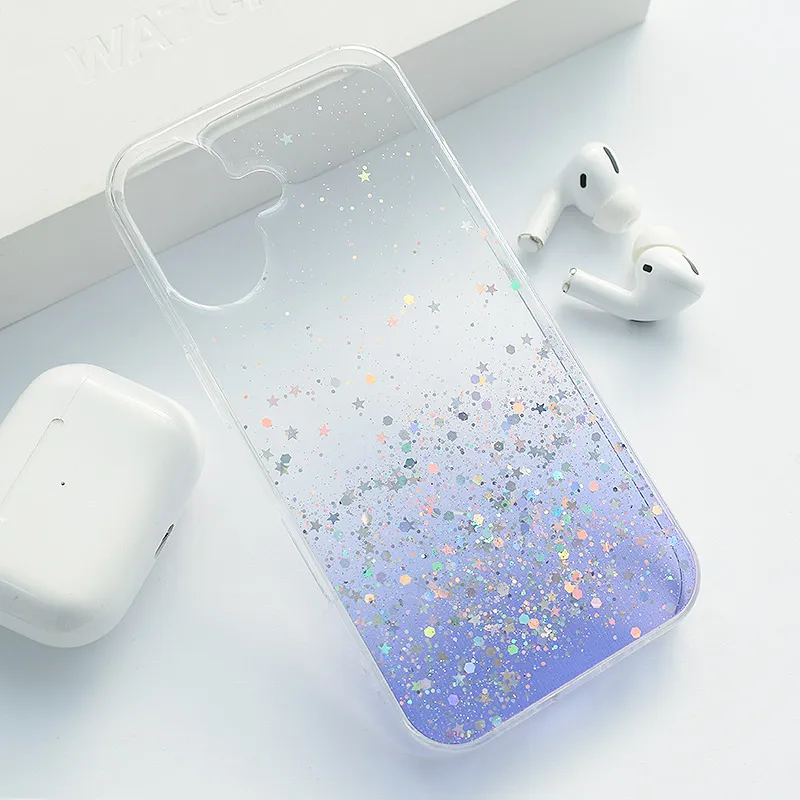 Maska za iPhone 16 Stardust ljubičasta