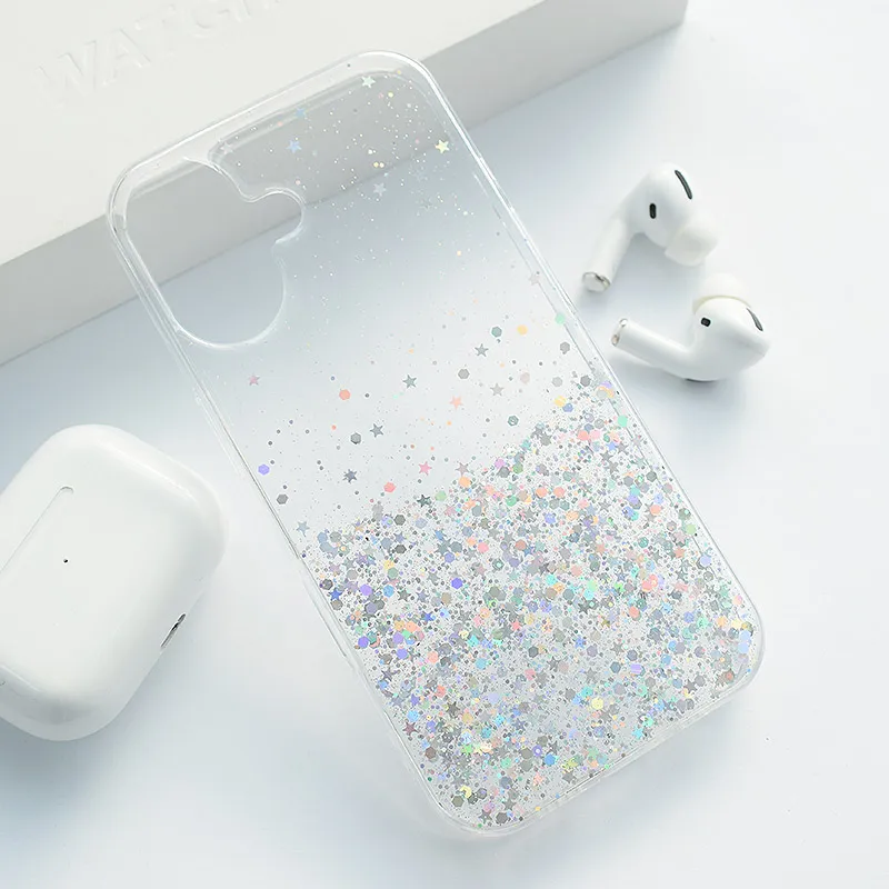 Maska za iPhone 16 Stardust srebrna
