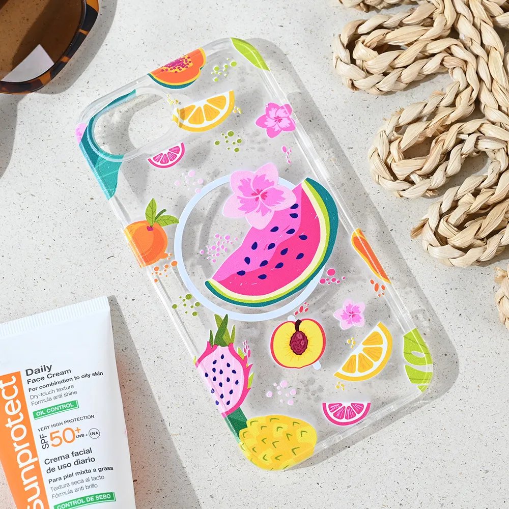 Maska za iPhone 16e 6.1 Summer Fruits Print Magsafe