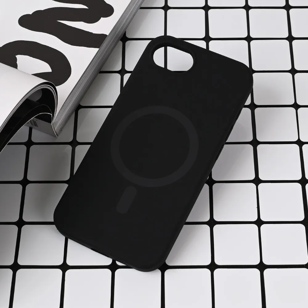 Maska za iPhone 16e Magsafe Pure color crna